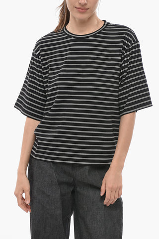 LEISURE T-shirt Girocollo AFONE A Righe