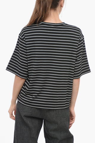 LEISURE T-shirt Girocollo AFONE A Righe