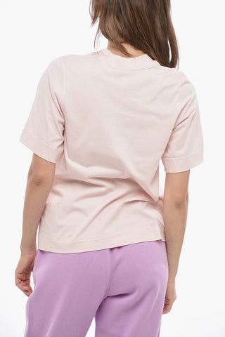 Cotton 2001 T-Shirt with Transversal Stitchings