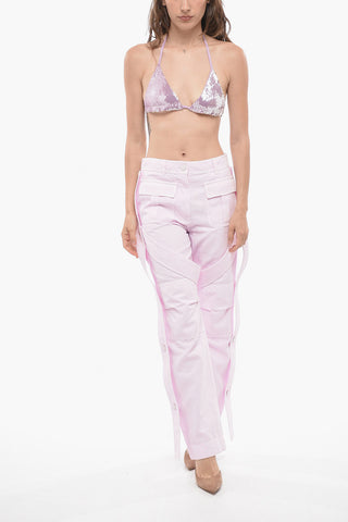 Sequined Triangle Top