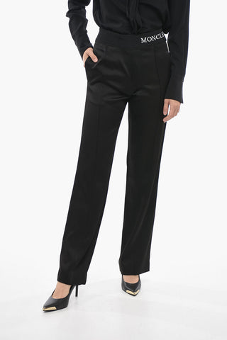 Acetate Sweatpants with Contrasting Bands