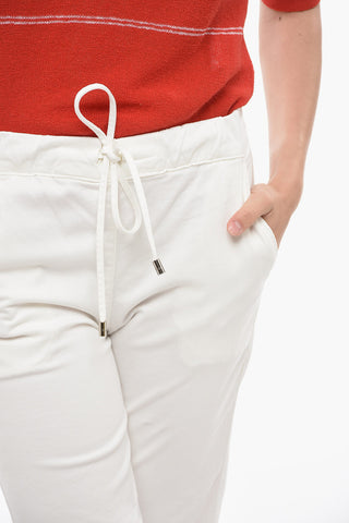 LEISURE Cotton Blend TERRENO Panys with Elastic Waistband