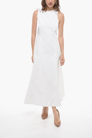Organic Cotton Flared Dress with Back Zip