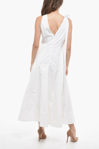 Organic Cotton Flared Dress with Back Zip