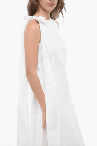Organic Cotton Flared Dress with Back Zip