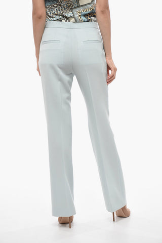 Pantaloni 4 Tasche in Lana Grain de Poudre