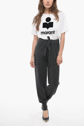Drawstring Waist Cashmere WISPER Pants