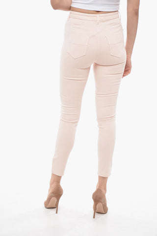 Jeans Slim Fit con Catena Dorata 12cm
