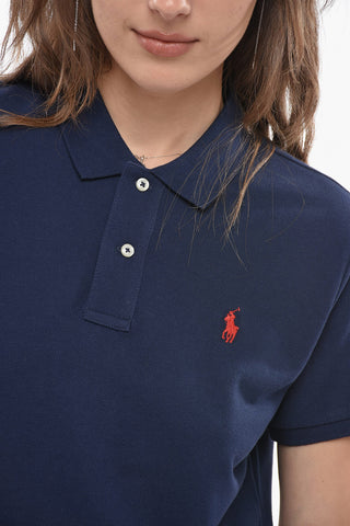 Short Sleeved Piquet Cotton Polo Shirt Dress