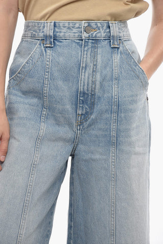 Maxi Pockets Wide Leg Jeans 40cm