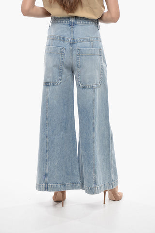 Maxi Pockets Wide Leg Jeans 40cm