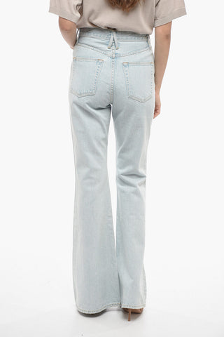 High-Waist Boot Cut Jeans 30cm