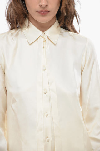 Tie Neck TOANO Silk Shirt