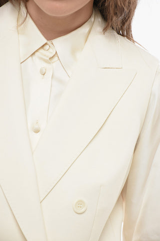 Gilet Doppiopetto PALLIDA in Lana Stretch