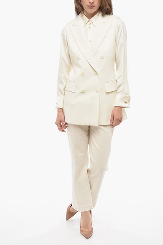 Gilet Doppiopetto PALLIDA in Lana Stretch
