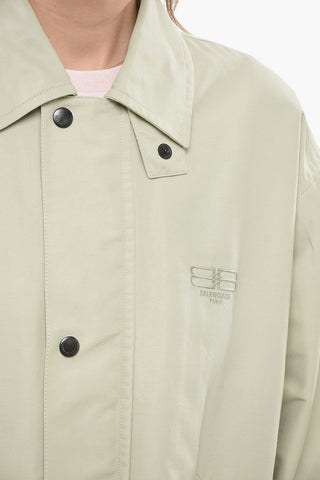 Cotton Blend UNISEX Parka with Concealed Closure