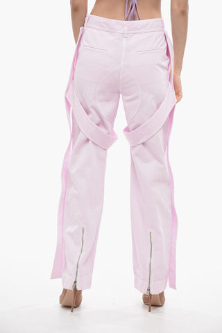 Pantaloni Cargo in Misto Cotone con Dettagli Removibili