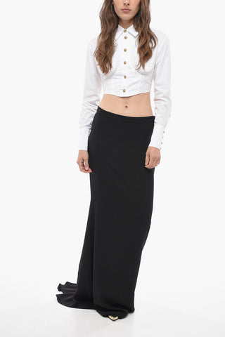 Silk Marmaid Skirt with Side Zip