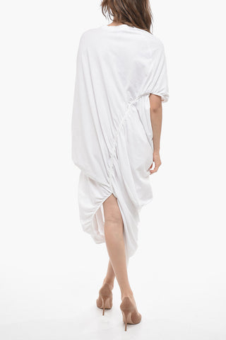 Cotton Asymmetrical Maxi Dress