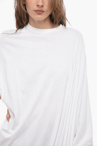 Cotton Asymmetrical Maxi Dress