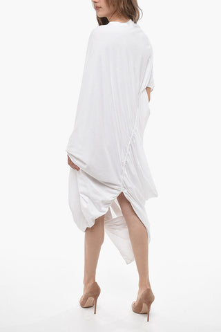 Cotton Asymmetrical Maxi Dress
