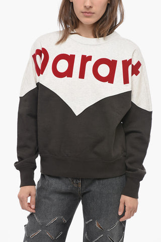 ETOILE Crew Neck HOUSTON Sweatshirt with Flocked Logo