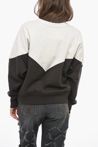 ETOILE Crew Neck HOUSTON Sweatshirt with Flocked Logo