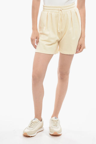 Double Pleat Cotton Shorts