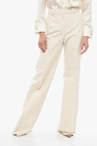 Pantaloni Palazzo CANALE con Chiusura Nascosta