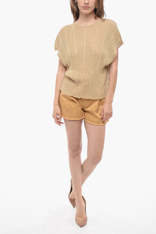 V-Neck Lurex SANTA MONICA Sweater