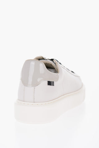 Leather W'S ALL AROUND Low Top Sneakers with Contrasting Strings