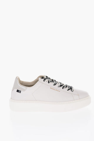 Leather W'S ALL AROUND Low Top Sneakers with Contrasting Strings