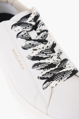 Leather W'S ALL AROUND Low Top Sneakers with Contrasting Strings