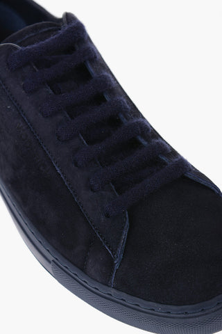 Suede ALL ROUND Low-Top Sneakers with Textured Leather Detail