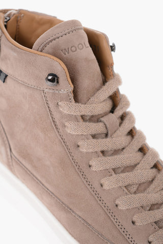 Suede ALL AROUND High-Top Sneakers with Zip