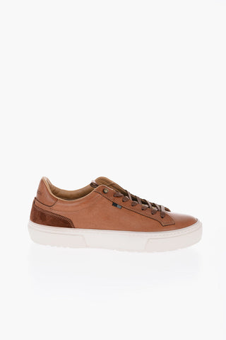 Leather HIKER ALL AROUND Low-Top Sneakers with Suede Detail