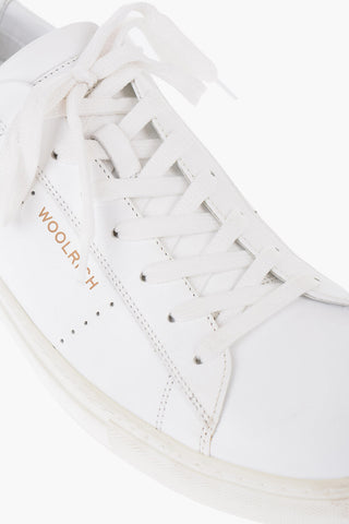 Solid Color Leather ALL AROUND Low Top Sneakers