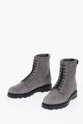 Anfibi WORK in Suede con Zip