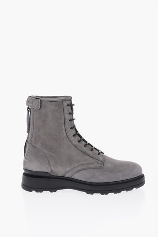 Anfibi WORK in Suede con Zip