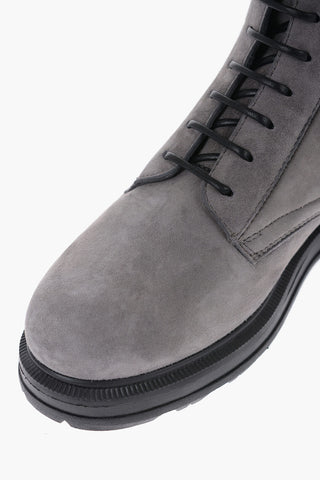 Anfibi WORK in Suede con Zip