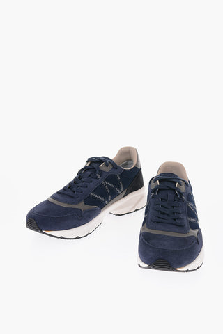 Sneakers Basse CITY RUNNER in Mesh e Suede con Dettagli Logati