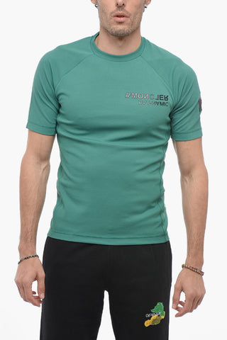 GRENOBLE Technical Fabric T-shirt with Embossed Logo