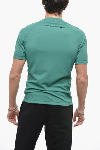 GRENOBLE Technical Fabric T-shirt with Embossed Logo