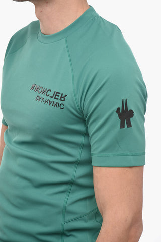 GRENOBLE Technical Fabric T-shirt with Embossed Logo