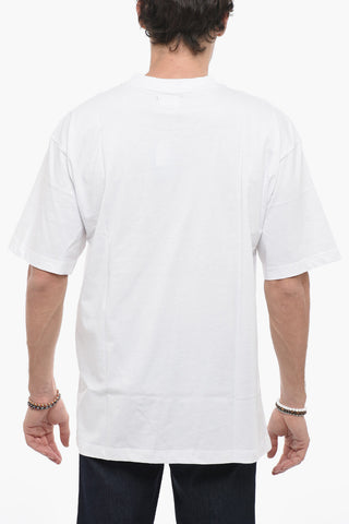 SMILEY Printed Cotton Crew-Neck T-shirt