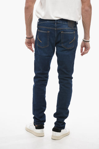 Straight Leg PARMA Jeans with Visible Stitching 17cm