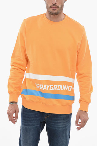 Brushed Cotton Crew-neck Sweatshirt
