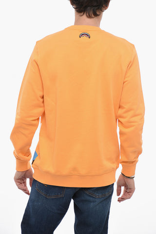 Brushed Cotton Crew-neck Sweatshirt