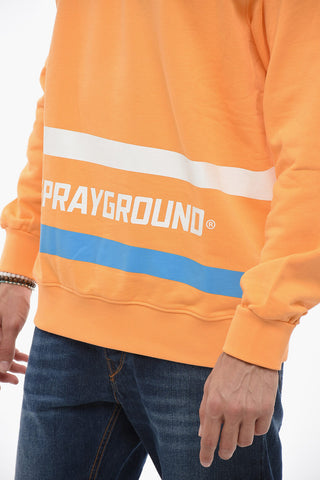 Brushed Cotton Crew-neck Sweatshirt
