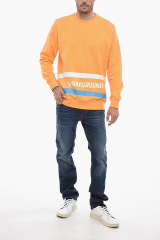 Brushed Cotton Crew-neck Sweatshirt